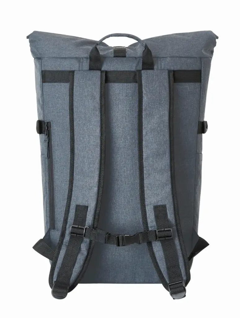 Halfar branded laptop backpack: durable rolltop for promotions. — product photo 12