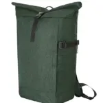 Halfar branded laptop backpack: durable rolltop for promotions.