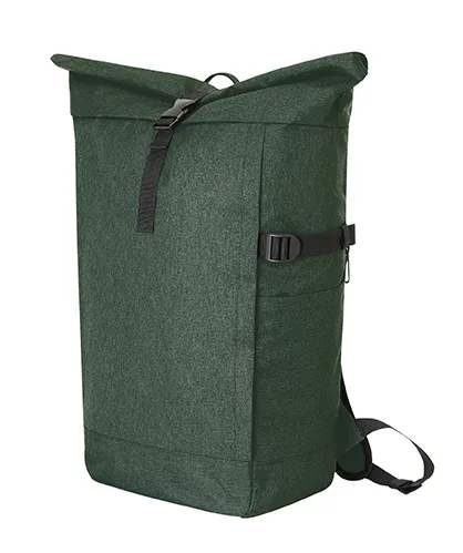 Halfar branded laptop backpack: durable rolltop for promotions.
