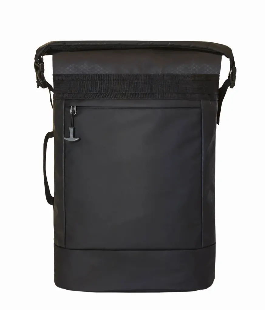 Halfar branded laptop backpack: active roll-top for promo.