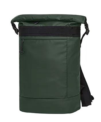 Halfar branded laptop backpack: active roll-top for promo.