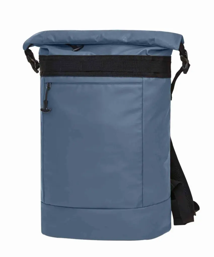 Halfar branded laptop backpack: active roll-top for promo.