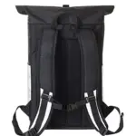 Halfar roll-top laptop-rucksack: reflektierend, mit logo-druck. — Produktfoto 8
