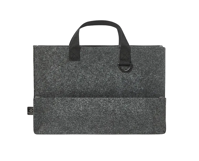 Halfar Taschenorganizer A4/Tablet: Inlay flexibel, logo bedruckbar.