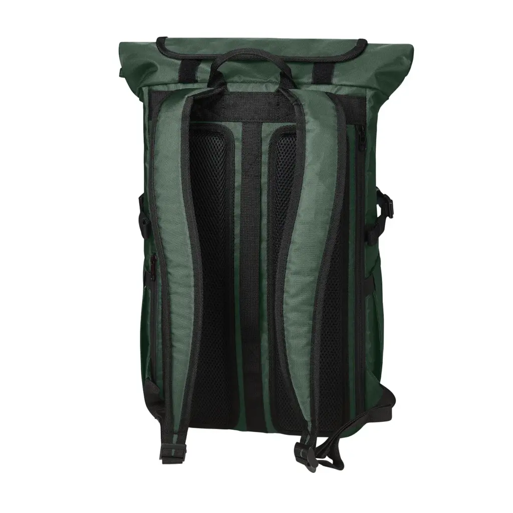 Halfar laptop backpack FLEX: roll-top, custom logo printing. — product photo 11