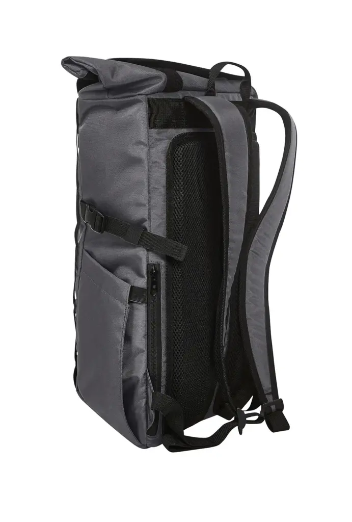 Halfar laptop backpack FLEX: roll-top, custom logo printing. — product photo 14
