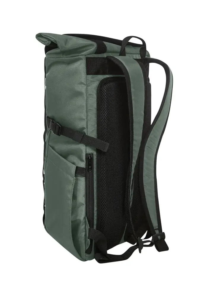 Halfar laptop backpack FLEX: roll-top, custom logo printing. — product photo 16