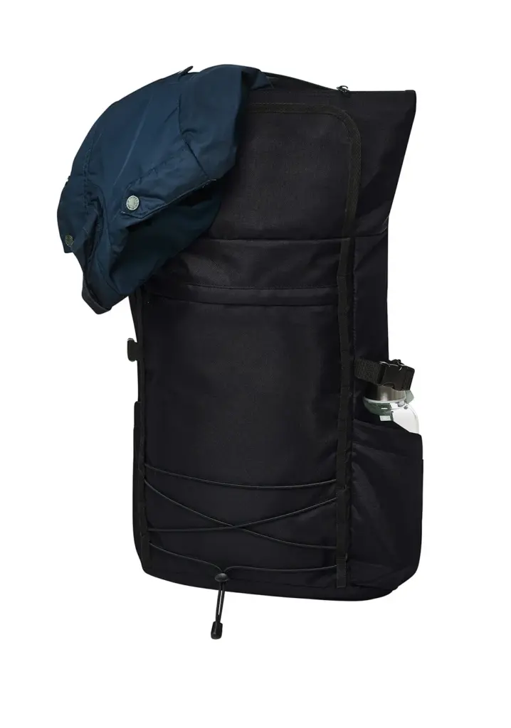 Halfar laptop backpack FLEX: roll-top, custom logo printing. — product photo 17