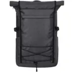 Halfar laptop backpack FLEX: roll-top, custom logo printing.