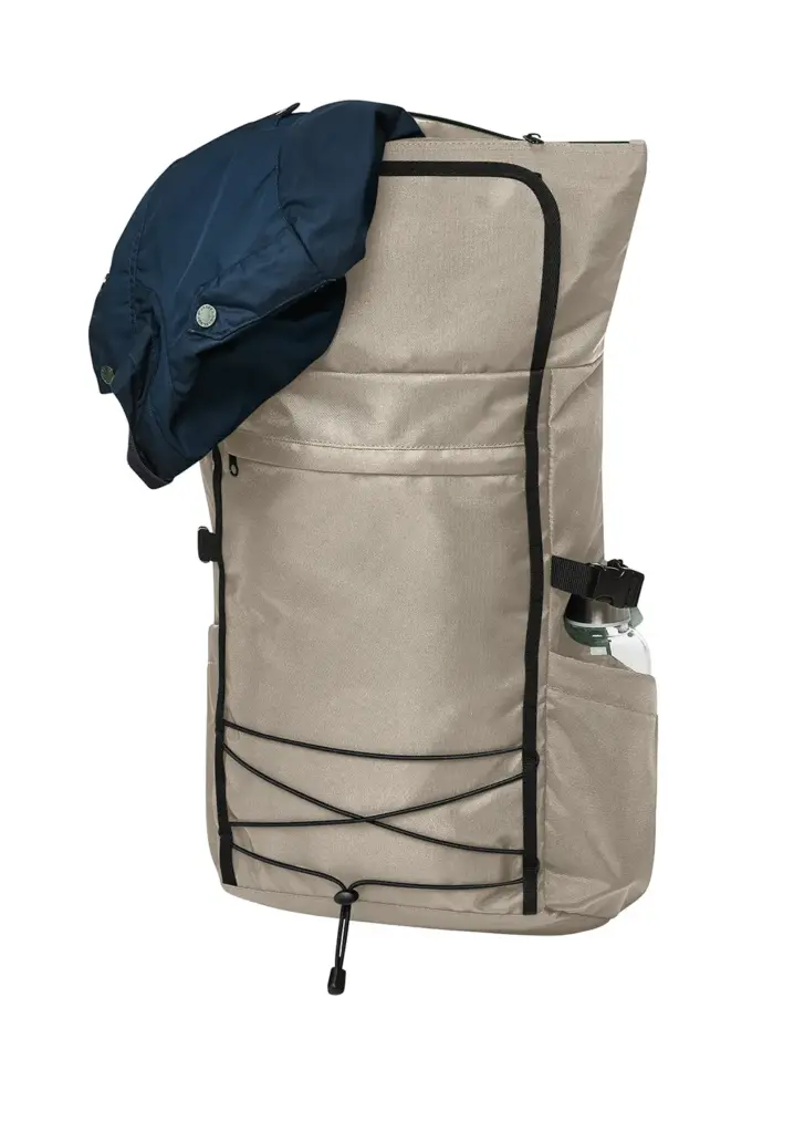 Halfar laptop backpack FLEX: roll-top, custom logo printing. — product photo 20