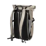Halfar laptop backpack FLEX: roll-top, custom logo printing. — product photo 25