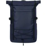 Halfar laptop backpack FLEX: roll-top, custom logo printing.