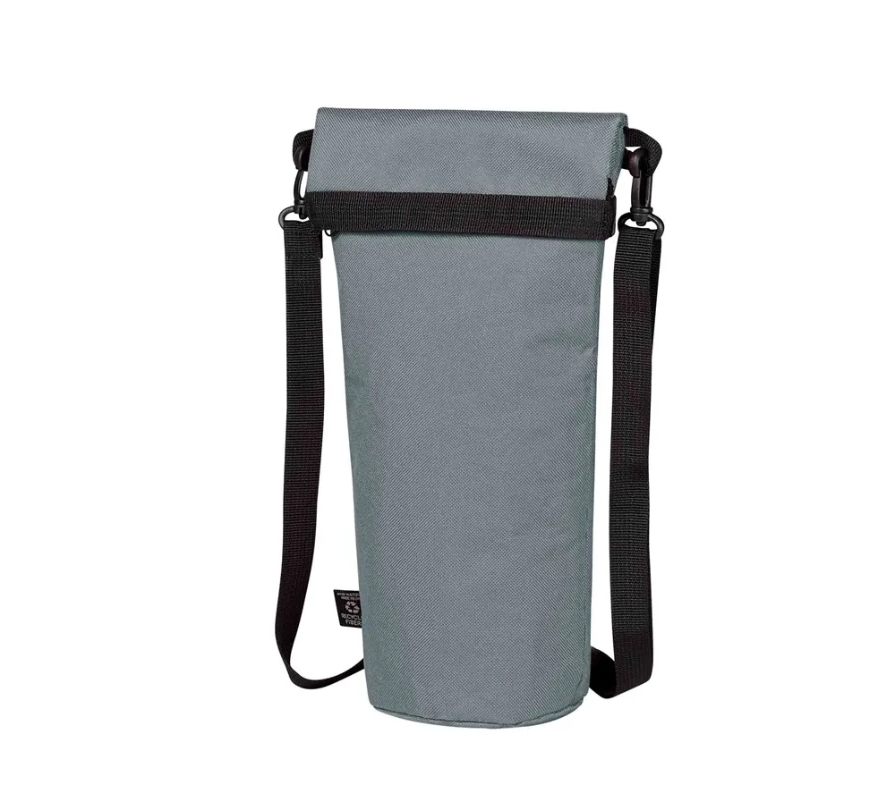 HALFAR® thermobag BOTTLE medium grijs - Hidalgo-werbeartikel HALFAR® thermobag BOTTLE, medium grijs