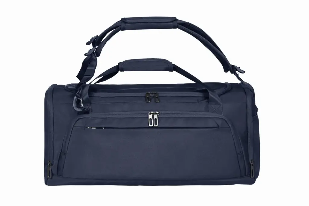 Halfar sporttasche bedrucken - duffle bag mit logo, recycelt. — Produktfoto 7