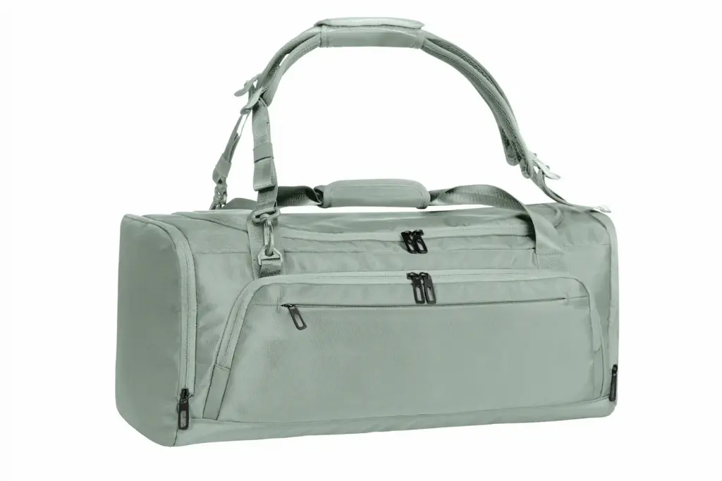 Halfar sporttasche bedrucken - duffle bag mit logo, recycelt. — Produktfoto 17