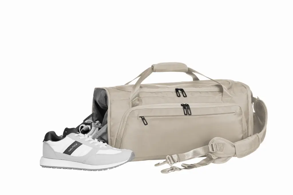 Halfar sporttasche bedrucken - duffle bag mit logo, recycelt. — Produktfoto 20