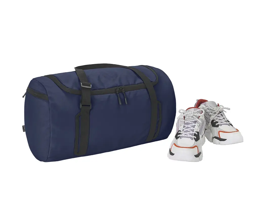 Sportreisetasche bedrucken HALFAR LOOP recycelt Rucksackfunktion — Produktfoto 23