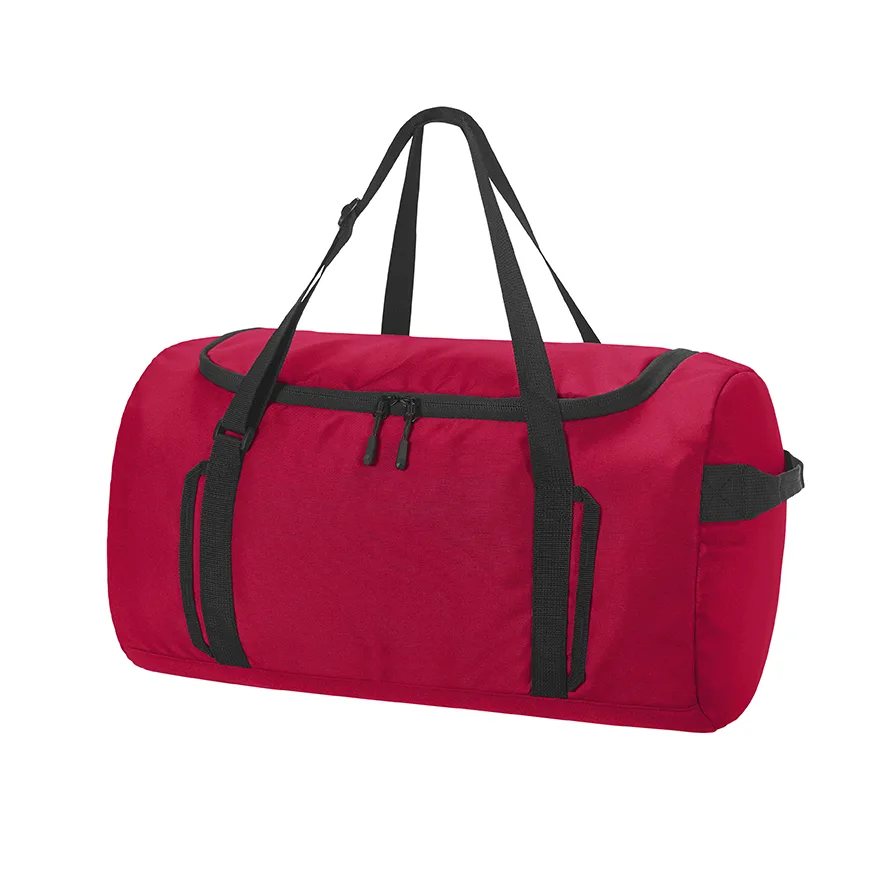 Sportreisetasche bedrucken HALFAR LOOP recycelt Rucksackfunktion