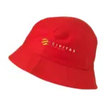 Champion Cotton Bucket Hat hoed, rood (± pms 200c)