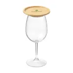Wooosh Piccolo Bamboo Wine Glass Topper — productfoto 2