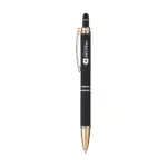 Luna RCS Recycled Alu Rose stylus pen zwart - Hidalgo-werbeartikel Luna RCS Recycled Alu Rose stylus pen, zwart