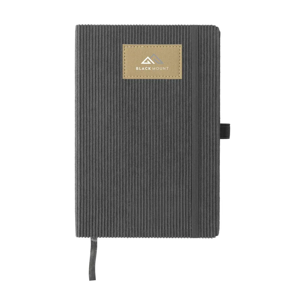 Notizbuch A5 mit Logo bedrucken Hardcover Velours — Produktfoto 2