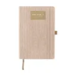 Alfie Notebook A5 notitieboek, beige (± pms 4755c)