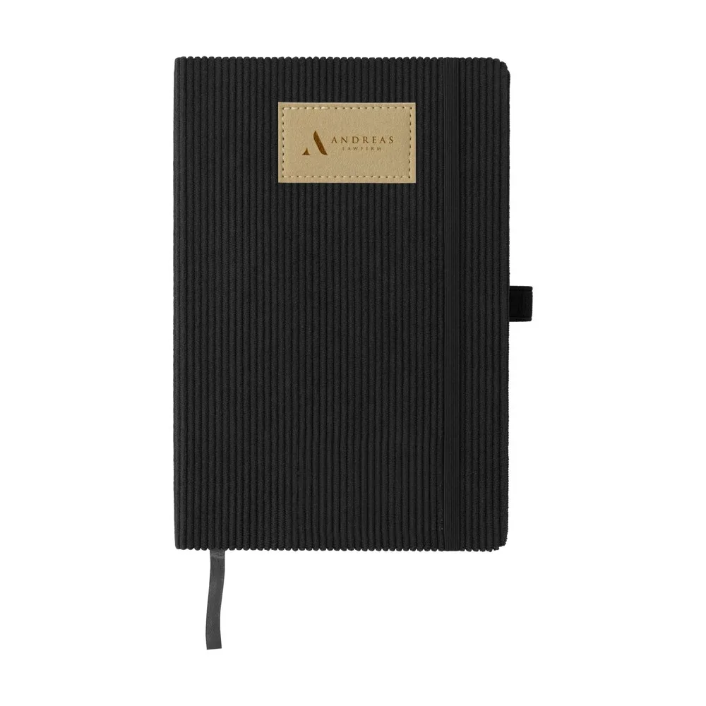 Notizbuch A5 mit Logo bedrucken Hardcover Velours