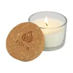 Wooosh Candle Essenza Petit geurkaars, transparant - wit