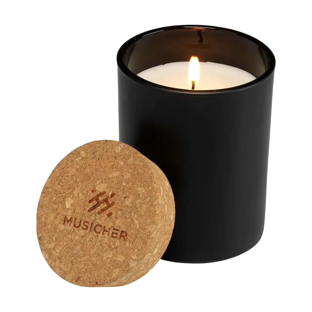 Wooosh Candle Essenza Grande geurkaars, zwart/wit