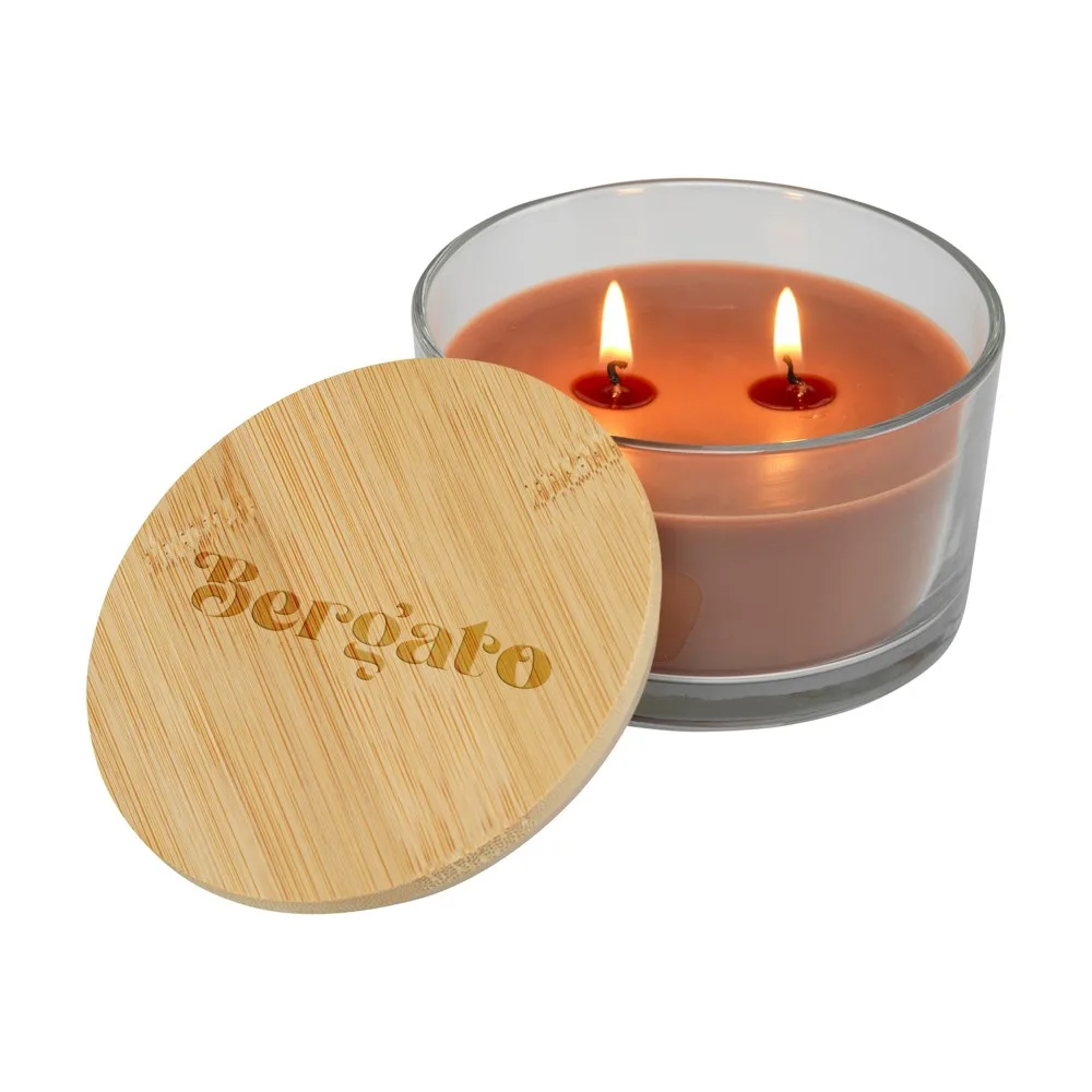 Geurkaars mit Logo bedruckbar, 150g im Cocoon-Glas Geurkaars mit Logo bedruckbar, 150g im Cocoon-Glas
