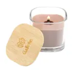 Wooosh Candle Sereno geurkaars, transparant / bruin