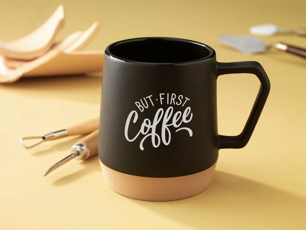 Bellini Mug Black 330 ml mok productfoto 6 - Bidons & Shakers Bellini Mug Black 330 ml mok — productfoto 6