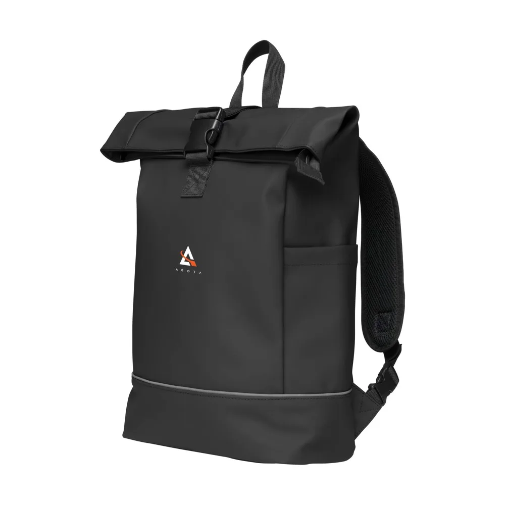 Lennon GRS Roll-Top Bicycle Backpack fietstas productfoto 7 - Hidalgo-werbeartikel Lennon GRS Roll-Top Bicycle Backpack fietstas — productfoto 7
