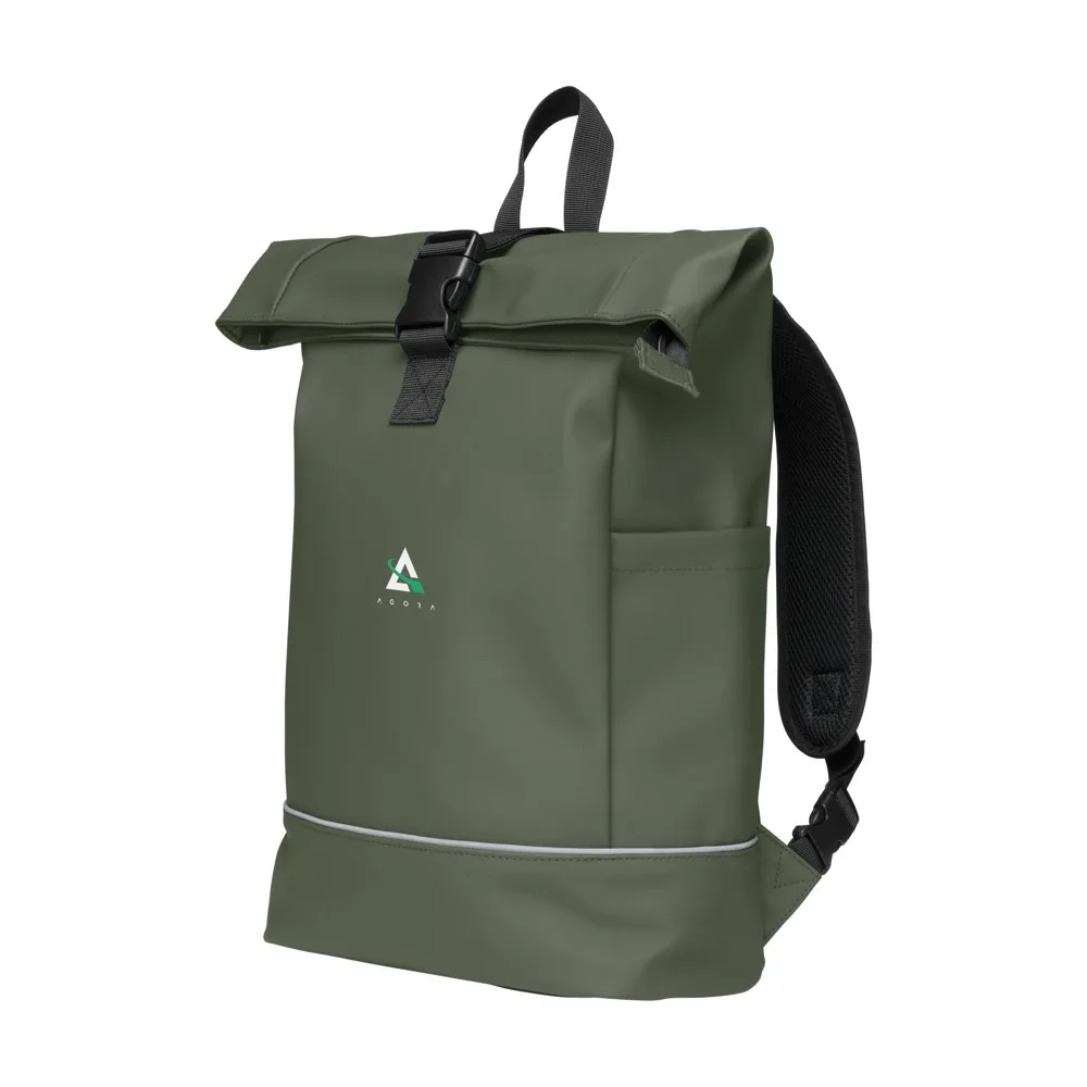 Lennon GRS Roll-Top Bicycle Backpack fietstas productfoto 13 - Hidalgo-werbeartikel Lennon GRS Roll-Top Bicycle Backpack fietstas — productfoto 13