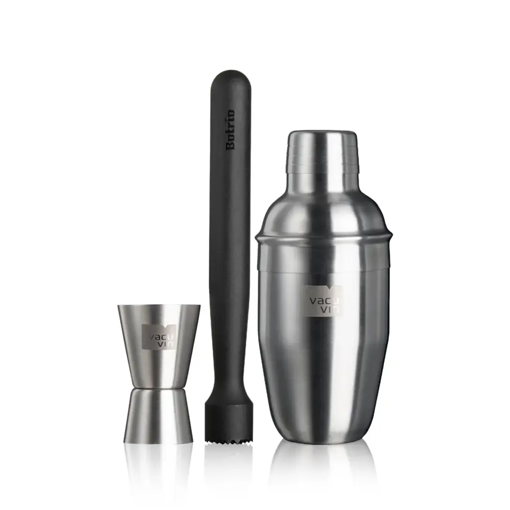 Vacu Vin Cocktailset Bar in a Box Starter, zilver