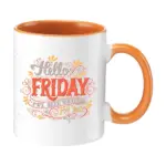 Full Colour Mug Colorato 350 mlmok, oranje (± pms 021)