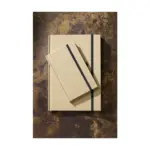 Notizbuch A5 bedrucken Recycling liniert FSC-Papier — Produktfoto 12