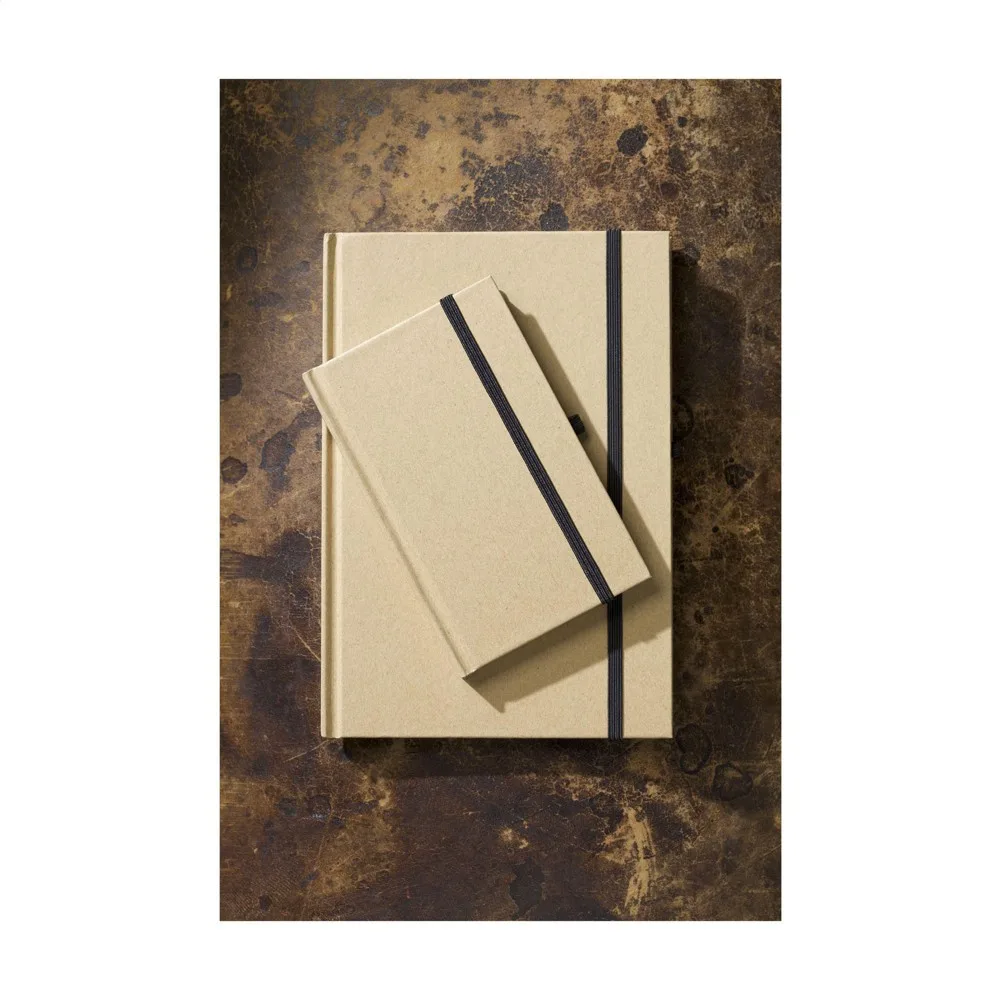 Notizbuch A5 bedrucken Recycling liniert FSC-Papier — Produktfoto 12