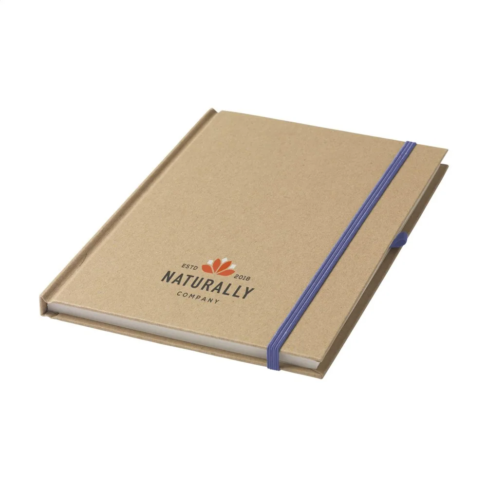 Notizbuch A5 bedrucken Recycling liniert FSC-Papier — Produktfoto 18