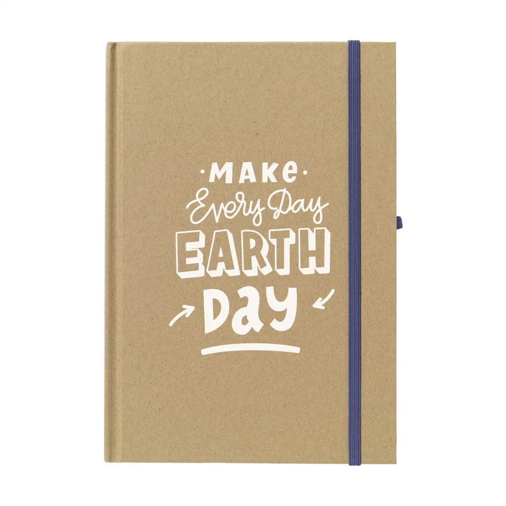 Notizbuch A5 bedrucken Recycling liniert FSC-Papier — Produktfoto 19