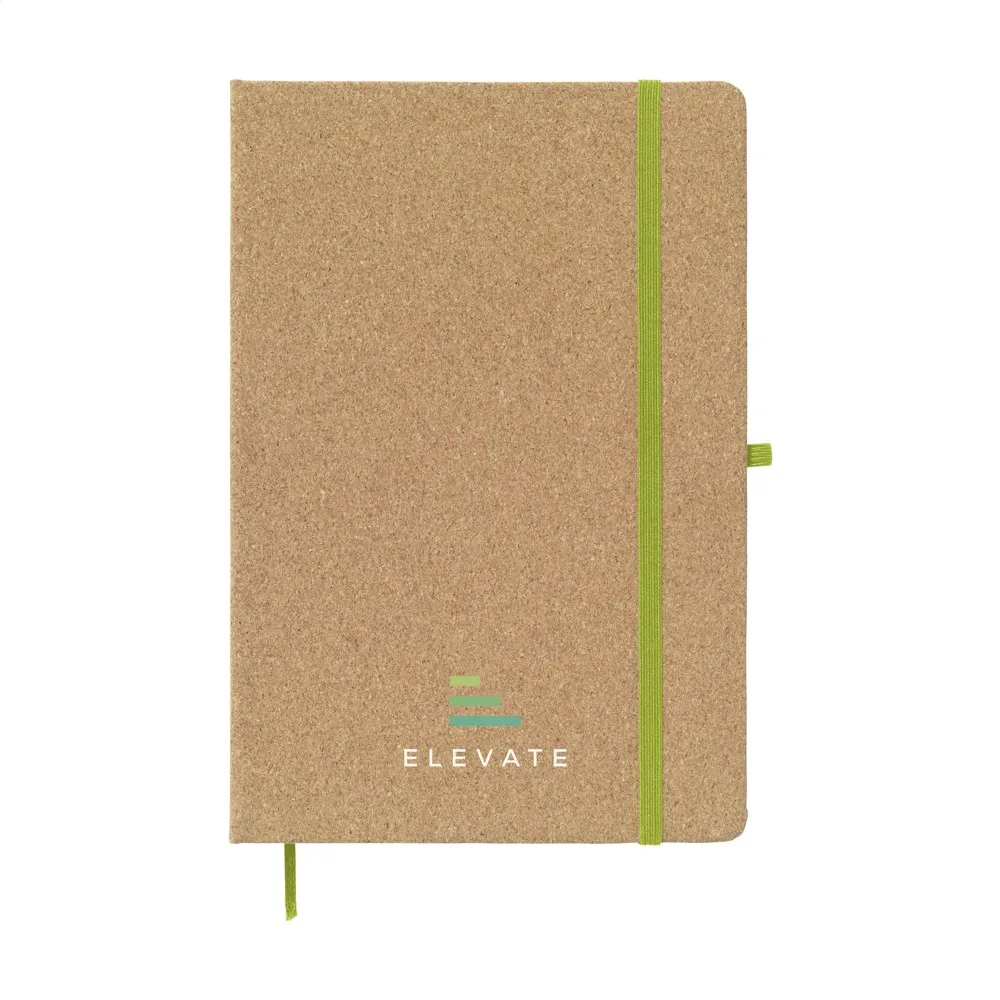 CorkNote A5 notitieboek groen ± pms 583u - Hidalgo CorkNote A5 notitieboek, groen (± pms 583u)