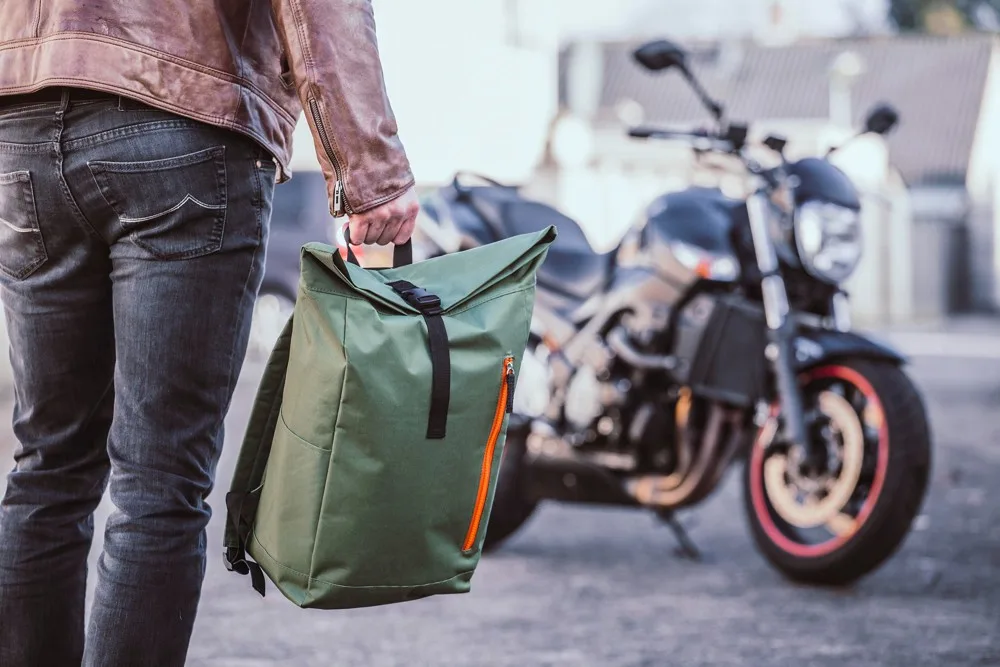 Custom Nolan Roll-top Backpack Water-resistant 18L — product photo 14