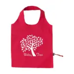 Strawberry Cotton (135 g/m²) opvouwbare tas, rood (± pms 186)