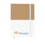 Journal Cork Notebook notitieboek, wit (± pms white)