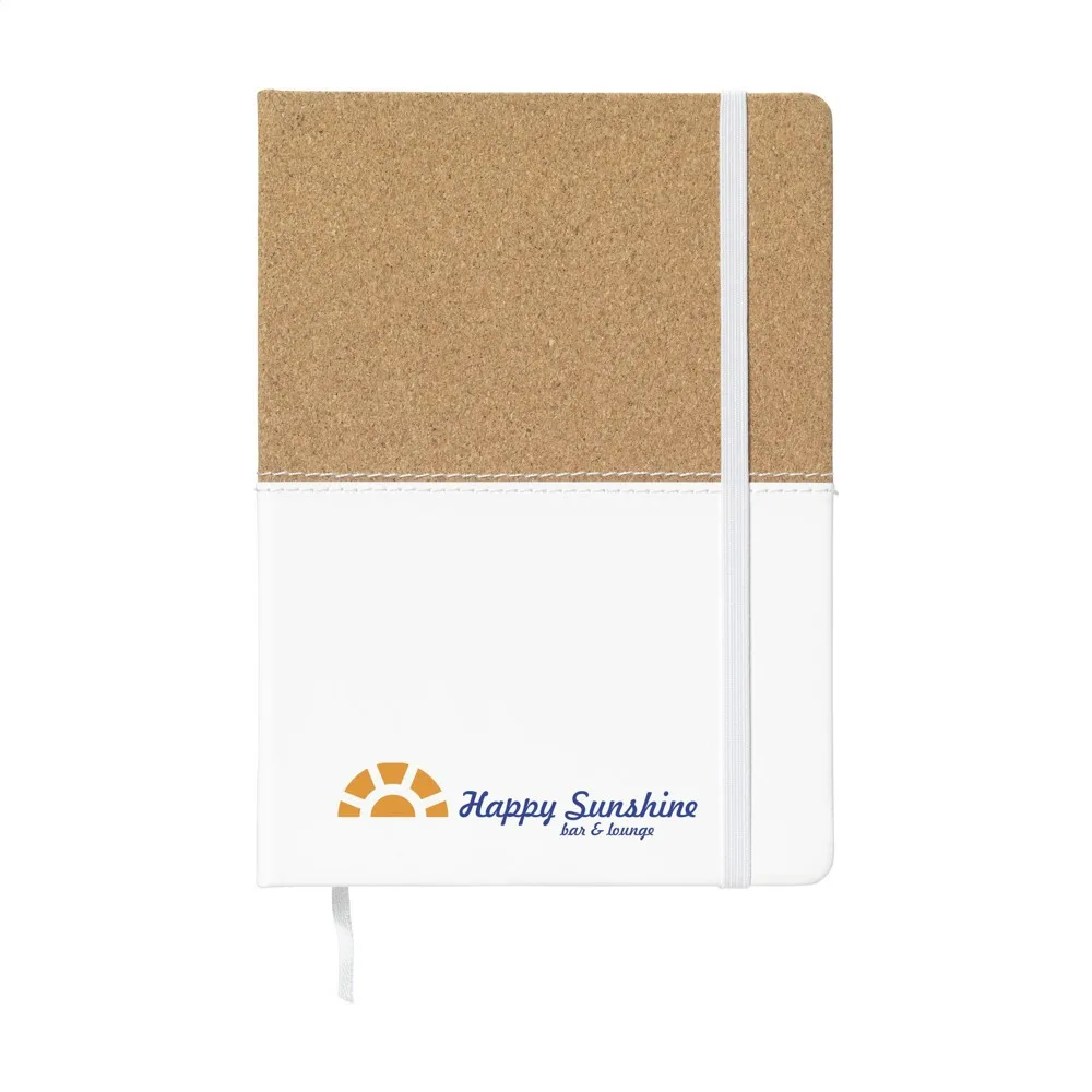 Custom Printed Cork Notebook Lined Cream Paper A5