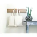 Organic Canvas Shopper (320 g/m²) tas — productfoto 5