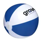 BeachBall Ø 27 cm strandbal, wit/donkerblauw (± pms 7686)