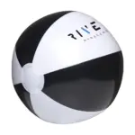 BeachBall Ø 27 cm strandbal, wit/zwart