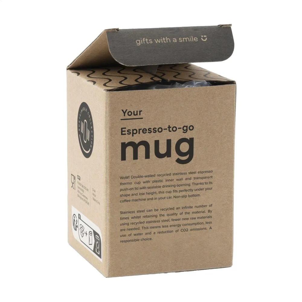 Espresso-to-Go Mug RCS Recycled Steel 170 ml productfoto 9 - Bidons & Shakers Espresso-to-Go Mug RCS Recycled Steel 170 ml — productfoto 9